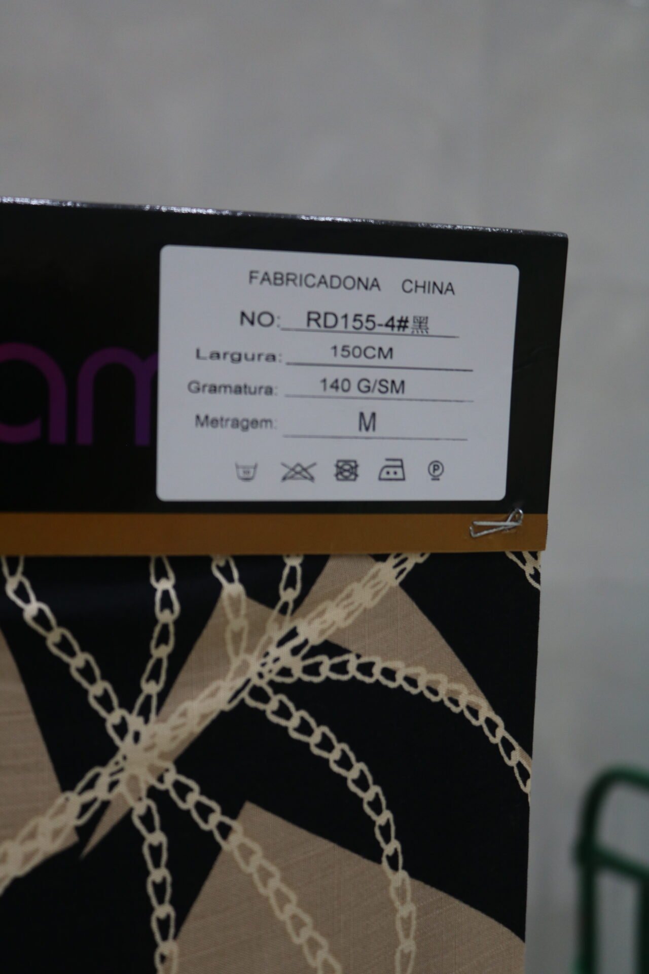 Tecido Viscolinho Estampado 140g/m² REF: RD155-4# - Imagem 2