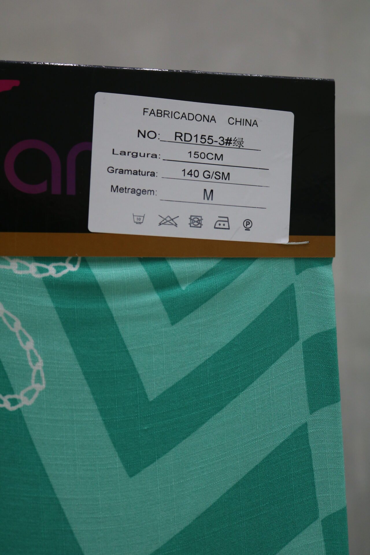 Tecido Viscolinho Estampado 140g/m² REF: RD155-3# - Imagem 2