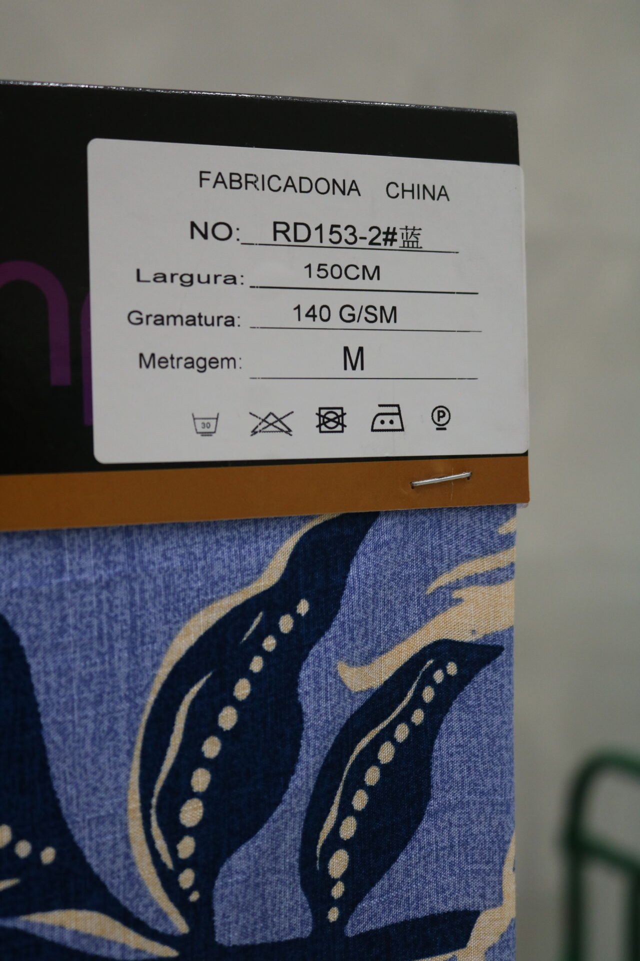 Tecido Viscolinho Estampado 140g/m² REF: RD153-2# - Imagem 2