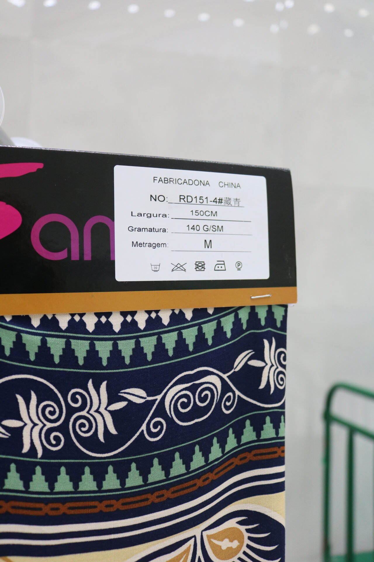 Tecido Viscolinho Estampado 140g/m² REF: RD151-4# - Imagem 3