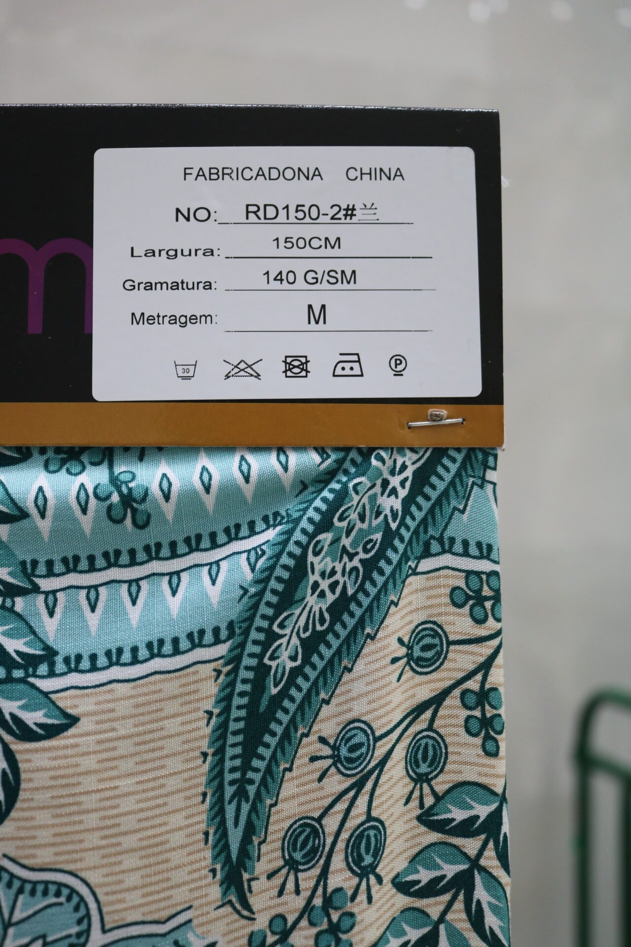 Tecido Viscolinho Estampado 140g/m² REF: RD150-2# - Imagem 2
